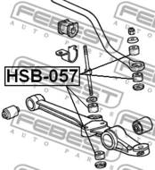 HSB-057 - Poduszka stabilizatora FEBEST /do łącznika/ D8 HONDA ACCORD 90-93