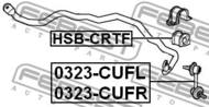 HSB-CRTF - Poduszka stabilizatora FEBEST HONDA ACCORD 08- /przód/