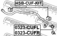 HSB-CUF-KIT - Poduszka stabilizatora FEBEST /przód/ /zestaw/ D26.5 HONDA ACCORD 08-12