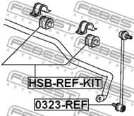 HSB-REF-KIT - Poduszka stabilizatora FEBEST /przód/ /zestaw/ D20 HONDA CR-V 07-12