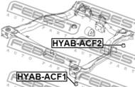 HYAB-ACF2 - Tuleja belki FEBEST HYUNDAI ACCENT/VERNA 99-13