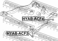 HYAB-ACF4 - Tuleja belki FEBEST HYUNDAI ACCENT/VERNA 99-13