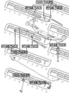 HYAB-TUC2 - Tuleja zwrotnicy FEBEST /tył/ HYUNDAI TUCSON 04-10