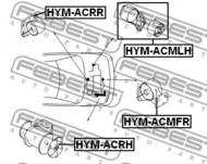 HYM-ACMFR - Poduszka silnika FEBEST /przód/ HYUNDAI ACCENT/VERNA 99-13