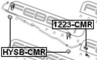 HYSB-CMR - Poduszka stabilizatora FEBEST /tył/ 44058 HYUNDAI SANTA FE 06-12