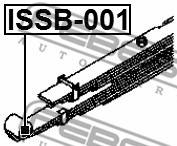 ISSB-001 - Tuleja wahacza FEBEST /tył/ ISUZU ELF