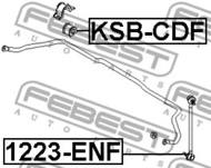 KSB-CDF - Poduszka stabilizatora FEBEST /przód/ 23,8mm KIA CEED 06-12