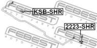 KSB-SHR - Poduszka stabilizatora FEBEST /tył/ KIA SHUMA/SEPHIA/CARENS 98-