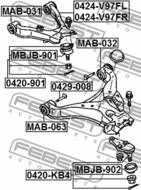 MAB-031 - Tuleja wahacza FEBEST /przód górny/ MITSUBISHI PAJERO/MONTERO 06-