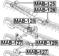 MAB-128 - Tuleja wahacza FEBEST /górna/ MITSUBISHI PAJERO PININ/IO 99-05