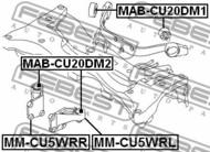 MAB-CU20DM1 - Tuleja moc.dyferencjału FEBEST /tył/ MITSUBISHI OUTLANDER 02-06