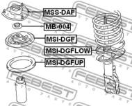 MB-004 - Łożysko amortyzatora FEBEST /przód/ MITSUBISHI LANCER CEDIA 00-03