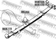 MD-006 - Odbój amortyzatora FEBEST /tył/ MITSUBISHI L200 05-15