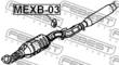 MEXB-03 - Wieszak wydechu FEBEST MITSUBISHI LANCER 00-09