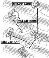 MM-CB1ARH - Poduszka silnika FEBEST /P/ /pływająca/ MITSUBISHI LANCER/MIRAGE 91-95