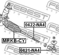 MRKB-CY - Osłona przekładni układu kierowniczego FEBEST MAZDA CX-7 06-/MITSUBISHI LANCER/OUTLANDER 08-/PSA 400
