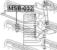 MSB-032 - Poduszka stabilizatora FEBEST /przód/ 26 MITSUBISHI L300 86-13