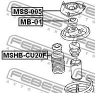 MSHB-CU20F - Osłona amortyzatora FEBEST /przód/ MITSUBISHI LANCER 00-09