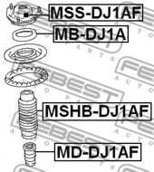 MSS-DJ1AF - Poduszka amortyzatora FEBEST /przód/ MITSUBISHI GALANT 06-12