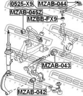 MZAB-045Z - Tuleja wahacza FEBEST /przód dolny/ MAZDA XEDOS-9/MILLENIA 93-01