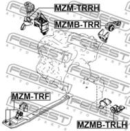 MZM-TRF - Poduszka silnika FEBEST /przód/ MAZDA TRIBUTE 00-07