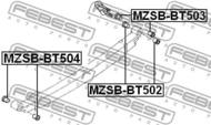 MZSB-BT502 - Tuleja resora FEBEST /tył/ MAZDA BT-50 06-11