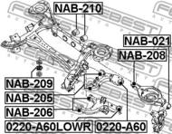 NAB-209 - Tuleja belki FEBEST NISSAN FUGA 04-09