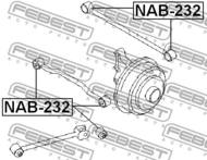 NAB-232 - Tuleja wahacza FEBEST /tył/ NISSAN PRIMERA 01-07
