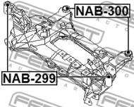 NAB-299 - Tuleja belki FEBEST /przód/ NISSAN PRIMERA 01-07