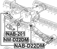 NAB-D22DM - Tuleja moc.dyferencjału FEBEST /tył/ NISSAN KING CAB 98-04