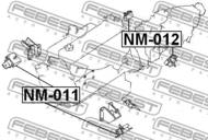 NM-012 - Poduszka silnika FEBEST /tył/ NISSAN PATROL/SAFARI 97-06