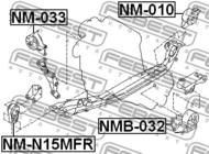 NM-N15MFR - Poduszka silnika FEBEST /przód/ NISSAN SUNNY/ALMERA 95-00