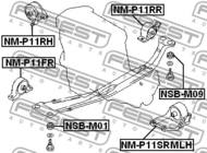NM-P11SRMLH - Poduszka silnika FEBEST /L/ NISSAN PRIMERA 96-01