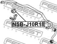 NSB-J10R18 - Poduszka stabilizatora FEBEST /tył/ NISSAN QASHQAI J10E 2006-2013