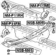 NSB-M09 - Tuleja belki FEBEST NISSAN PRIMERA 96-01