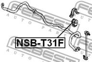 NSB-T31F - Poduszka stabilizatora FEBEST /przód/ 22 NISSAN X-TRAIL 07-13
