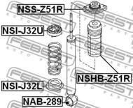 NSHB-Z51R - Osłona amortyzatora FEBEST /tył/ NISSAN MURANO 07-14