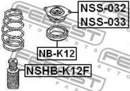 NSS-033 - Mocowanie amortyzatora FEBEST /przód L/ NISSAN TIIDA 05-12