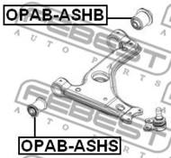 OPAB-ASHB - Tuleja wahacza FEBEST /przód tylna/ OPEL ASTRA H 04-10/ZAFIRA B 05-