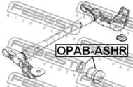 OPAB-ASHR - Tuleja belki FEBEST /tył/ OPEL ASTRA 04-10