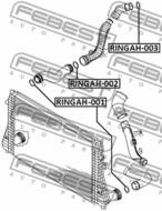 RINGAH-001 - Oring przewodu intercoolera FEBEST VAG/BMW (odp.3C0 145 117H) 06-