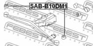 SAB-B10DM1 - Tuleja belki FEBEST SUBARU IMPREZA 92-02