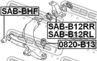 SAB-B12RR - Tuleja wahacza FEBEST /tył/ SUBARU LEGACY 98-03