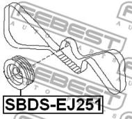 SBDS-EJ251 - Koło pasowe wału FEBEST SUBARU IMPREZA 00-07