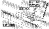 SET-002 - Zestaw naprawczy przekładni kierowniczej FEBEST HONDA ACCORD 02-08