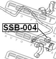 SSB-004 - Poduszka stabilizatora FEBEST /tył/ 12 SUBARU IMPREZA 00-07