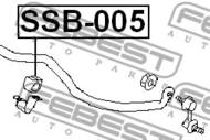 SSB-005 - Poduszka stabilizatora FEBEST /przód/ 20 SUBARU IMPREZA 07-11