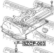 SZCP-003 - Uszczelka świecy zapłonowej FEBEST SUZUKI GRAND VITARA/ESCUDO 06-14