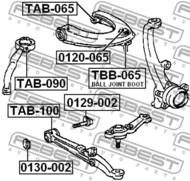 TAB-100 - Tuleja wahacza FEBEST /przód/ TOYOTA MARK 2/CHASER/CRESTA 96-01