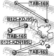 TAB-165 - Tuleja wahacza FEBEST TOYOTA LAND CRUISER PRADO 90 96-02